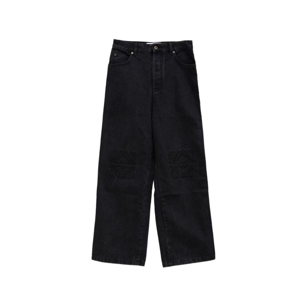 Loewe Men Anagram Baggy Denim Jeans